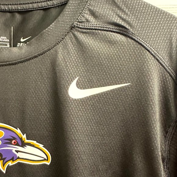 Nike Hypercool Combat Baltimore Ravens Shirt - Picture 3 of 5